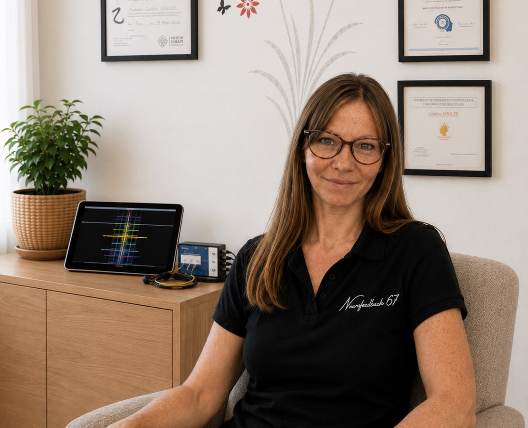 Caroline, praticienne en neurofeedback dynamique à Bischwiller